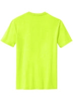 Rear View of SGreen District Perfect Blend CVC Tee. DM108