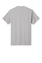 Rear View of Silver Port & Co Core Cotton Tee. PC54