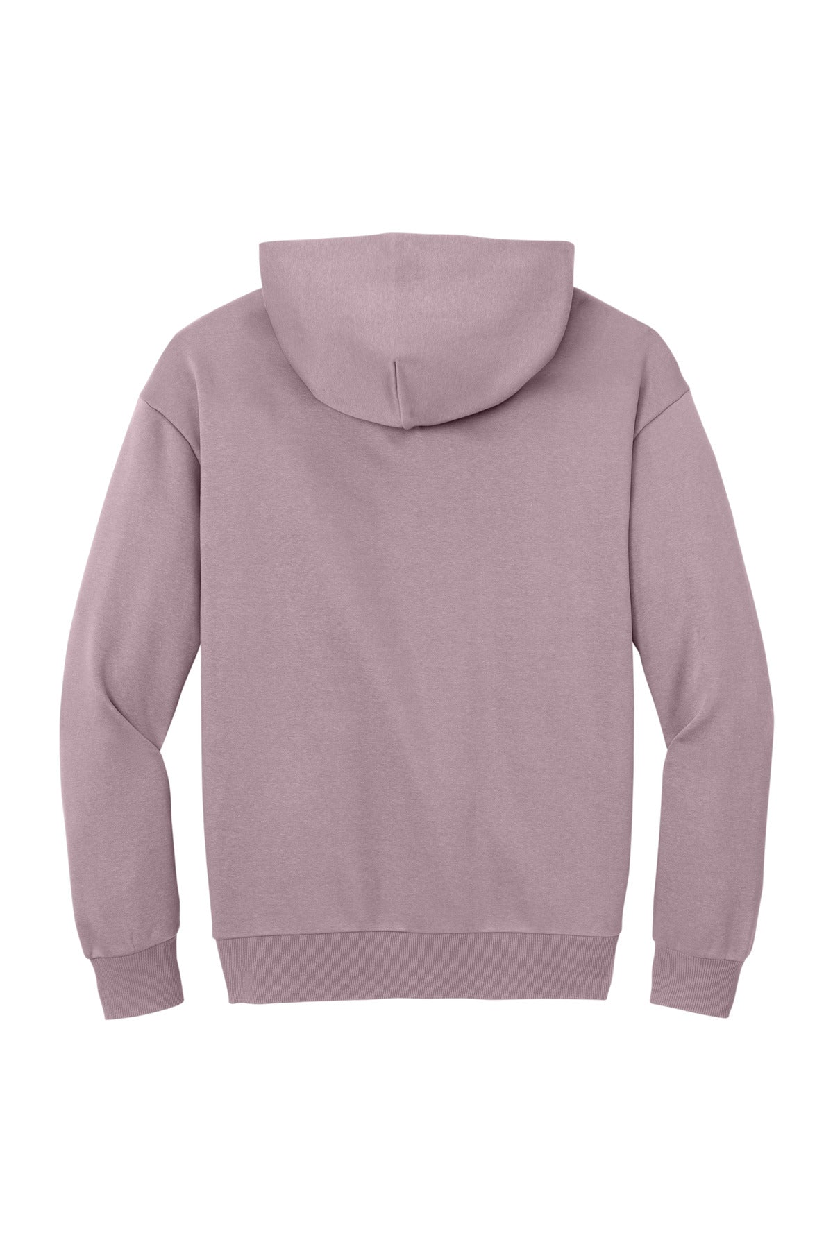 Rear View of SmkyAmthst District V.I.T. Heavyweight Fleece Hoodie DT6150