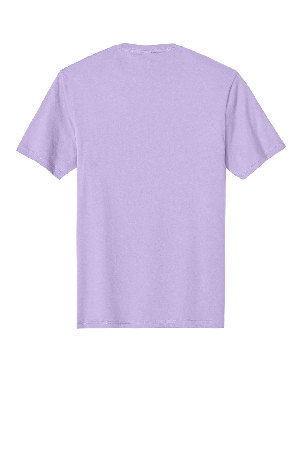 Rear View of Soft Purple District Perfect Weight Tee. DT104