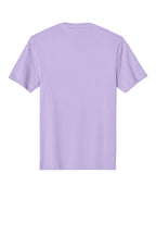 Rear View of Soft Purple District Perfect Weight Tee. DT104
