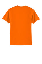 Rear View of SOrange Port & Co Easy Cotton Tee PC43