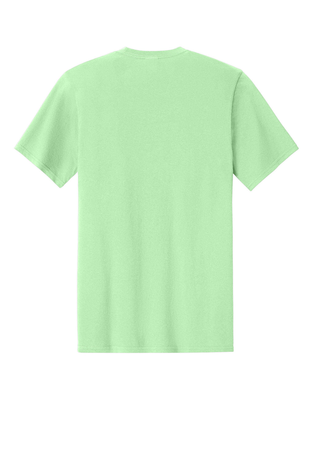 Rear View of Spearmint Port & Co Easy Cotton Tee PC43