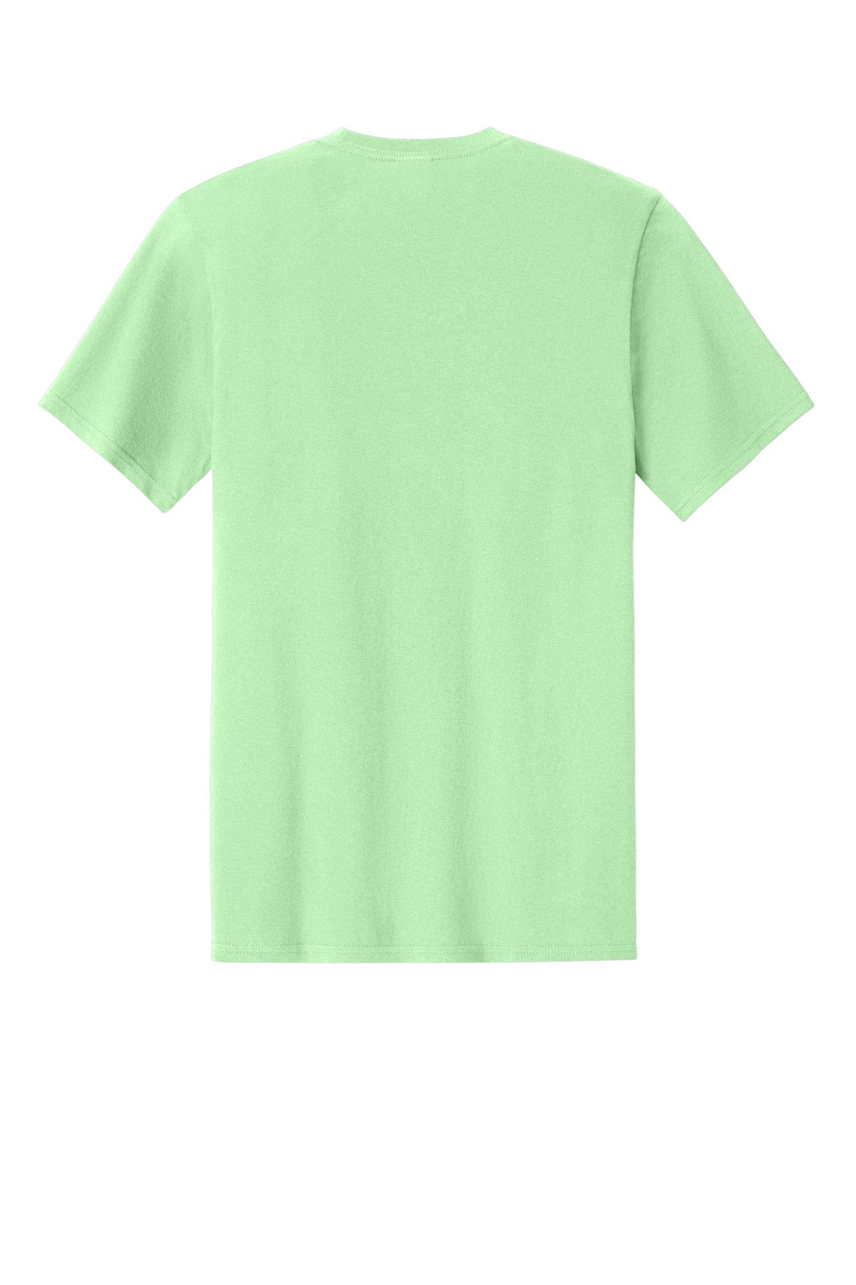 Rear View of Spearmint Port & Co Easy Cotton Tee PC43