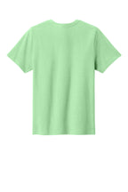 Rear View of Spearmint Port & Co Youth Easy Cotton Tee PC43Y
