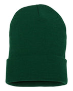 Rear View of Spruce Cuffed Beanie - 1501KC
