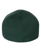 Rear View of Spruce Wool-Blend Cap - 6477