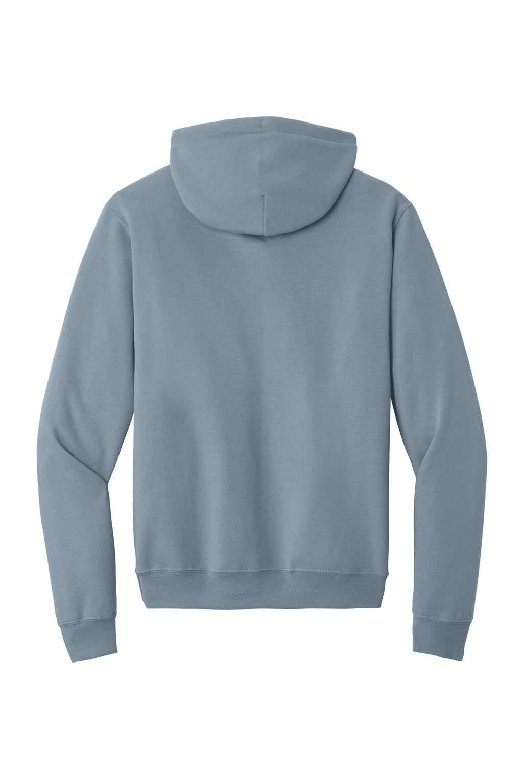 Rear View of StnwshdBl Port & Co Core Fleece Pullover Hooded Sweatshirt. PC78H