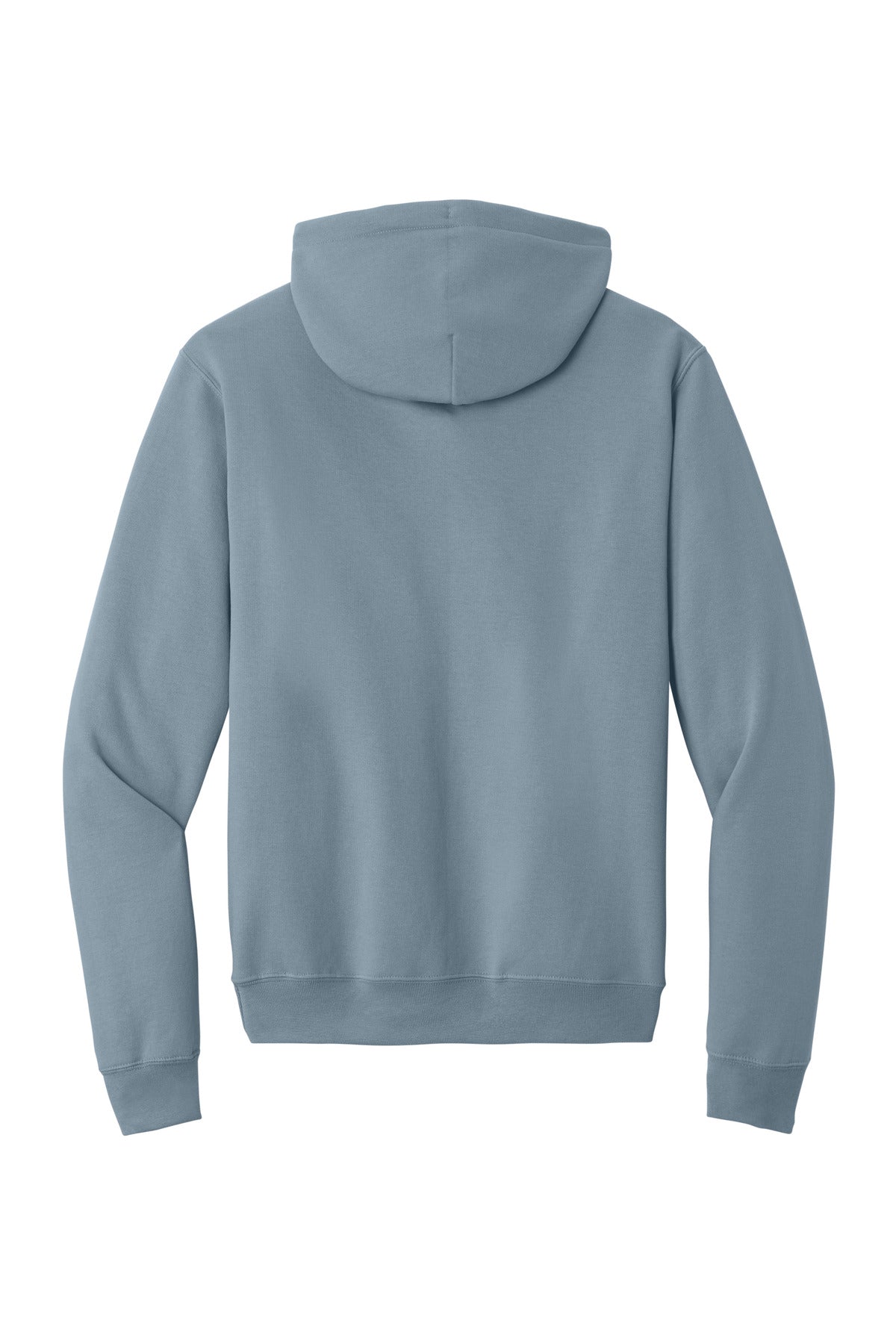 Rear View of StnwshdBl Port & Co Core Fleece Pullover Hooded Sweatshirt. PC78H