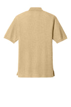 Rear View of Stone Port Authority Silk Touch Polo K500