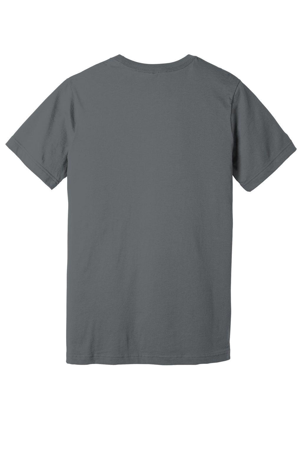 Rear View of Storm BELLA+CANVAS Unisex Jersey Short Sleeve Tee. BC3001