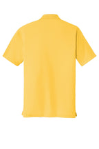 Rear View of Sunburst Yllw Port Authority Dry Zone UV Micro-Mesh Polo. K110