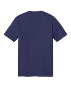 Rear View of Tanzanite District Perfect Tri Tee. DM130