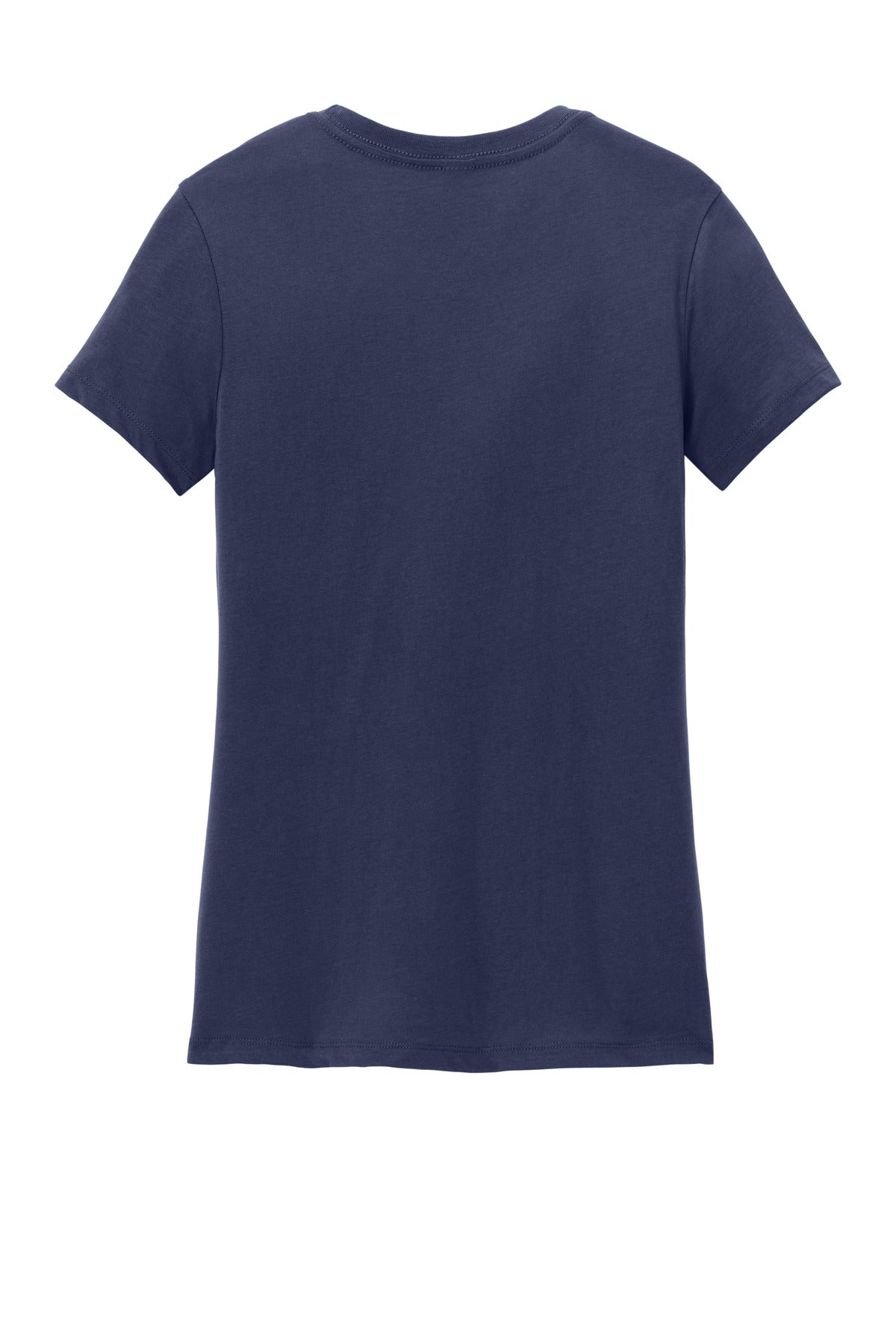 Rear View of Tanzanite District Women's Perfect Weight Tee. DM104L