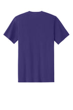 Rear View of TeamPurple Port & Co Easy Cotton Tee PC43