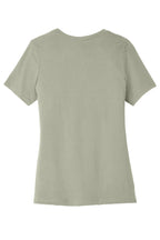 Rear View of Thyme BELLA+CANVAS Women's Relaxed Jersey Short Sleeve Tee. BC6400