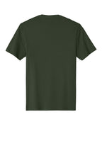 Rear View of Thyme Green District Perfect Weight Tee. DT104