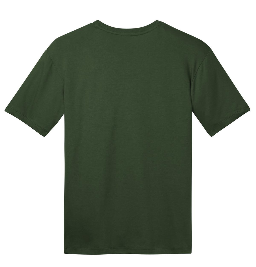 Rear View of Thyme Green District Perfect Weight Tee. DT104
