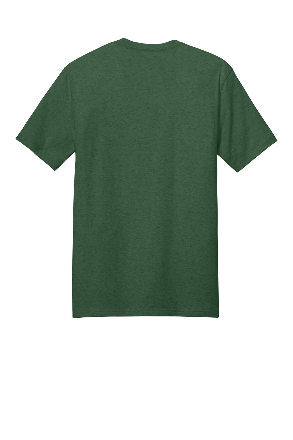 Rear View of TmbrGrnHtr District Perfect Weight Tee. DT104