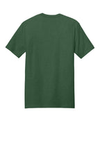 Rear View of TmbrGrnHtr District Perfect Weight Tee. DT104
