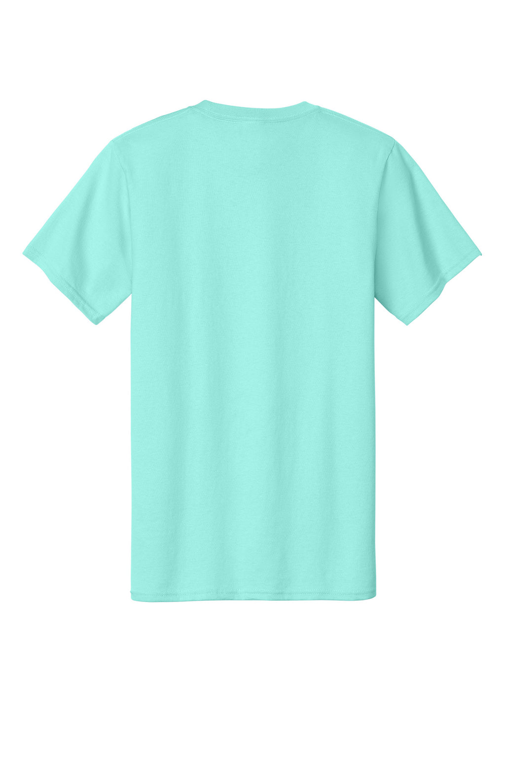 Rear View of TrCeladon Port & Co Essential Tee. PC61
