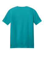 Rear View of TrplBlue Gildan Softstyle T-Shirt. 64000