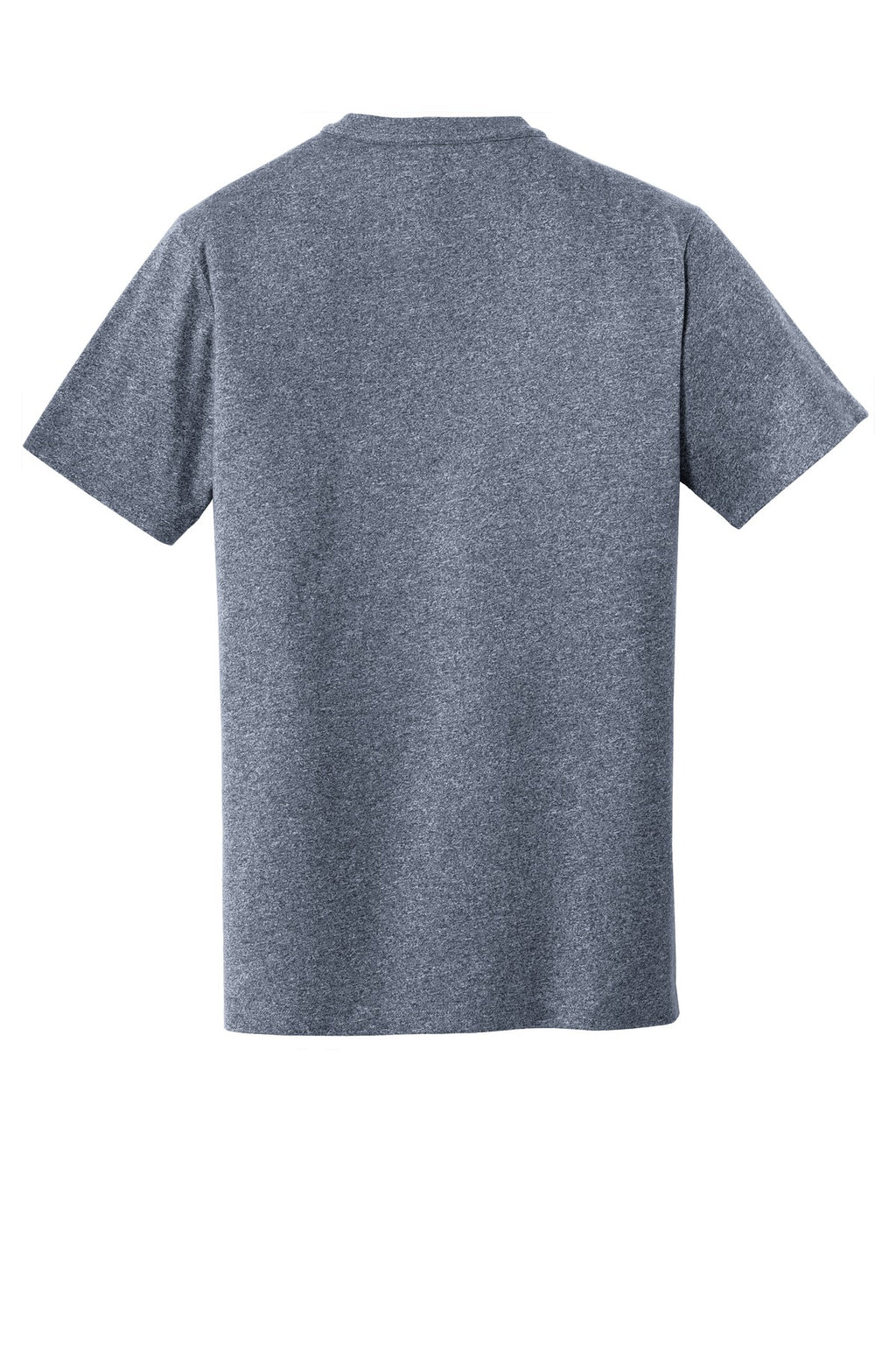 Rear View of True Navy Twst New Era Heritage Blend Crew Tee. NEA100