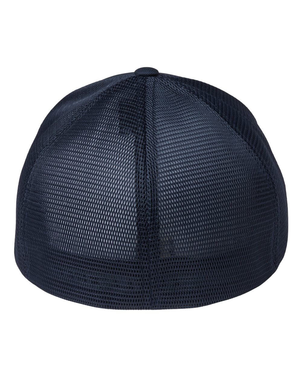 Rear View of True Navy Unipanel™ Trucker Cap - 5511UP