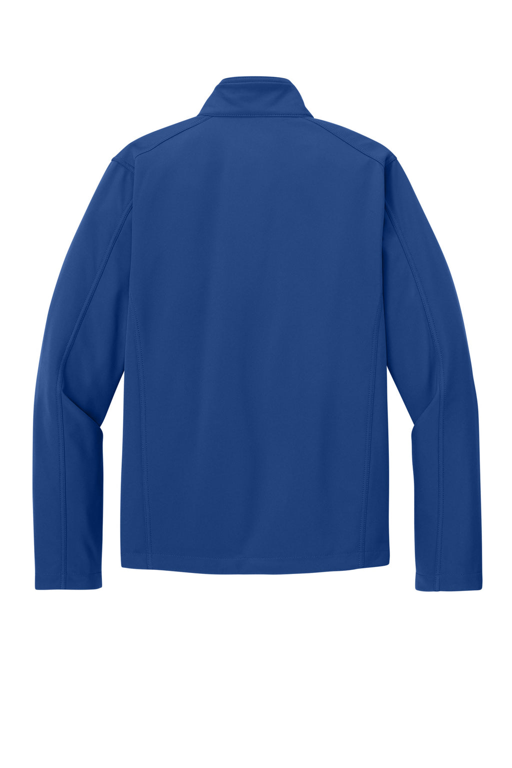 Rear View of True Royal Port Authority Core Soft Shell Jacket. J317