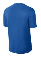 Rear View of True Royal Sport-Tek PosiCharge Competitor Tee. ST350