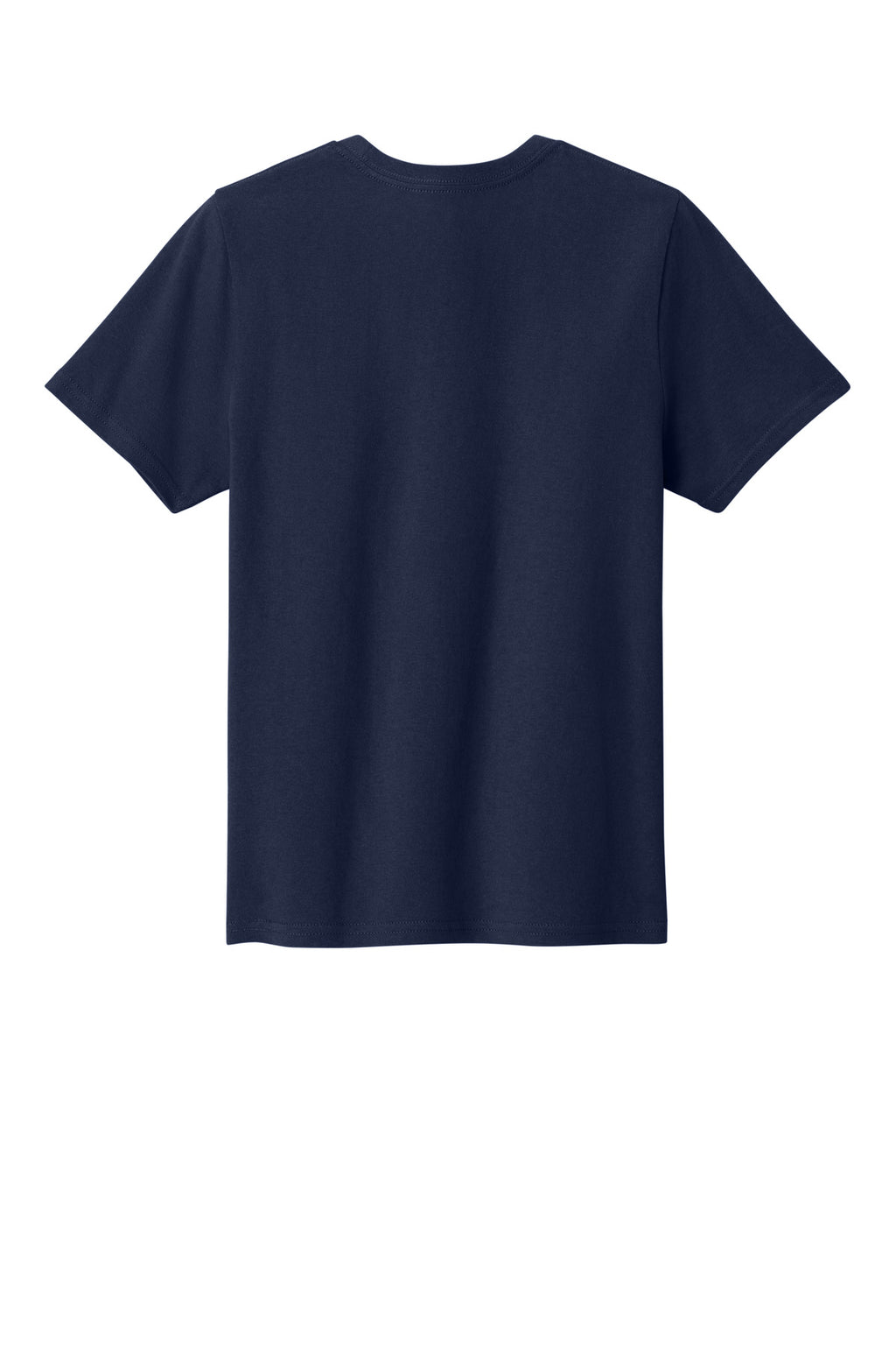 Rear View of TrueNavy Port & Co Youth Easy Cotton Tee PC43Y