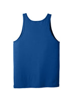 Rear View of TrueRoyal BELLA+CANVAS Unisex Jersey Tank. BC3480