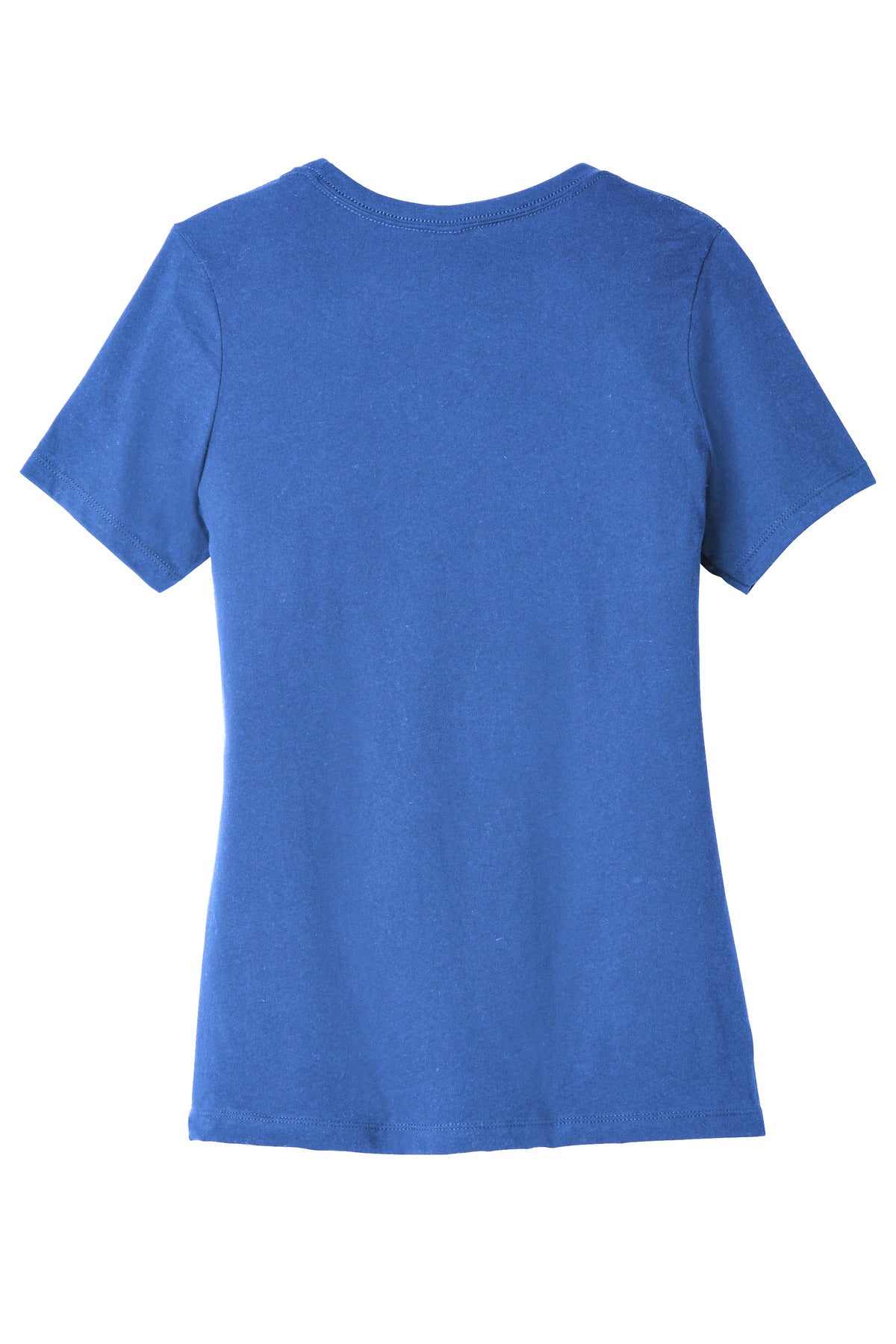 Rear View of TrueRoyal BELLA+CANVAS Women's Relaxed Jersey Short Sleeve Tee. BC6400
