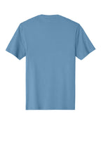 Rear View of TundraBlu District Perfect Weight Tee. DT104