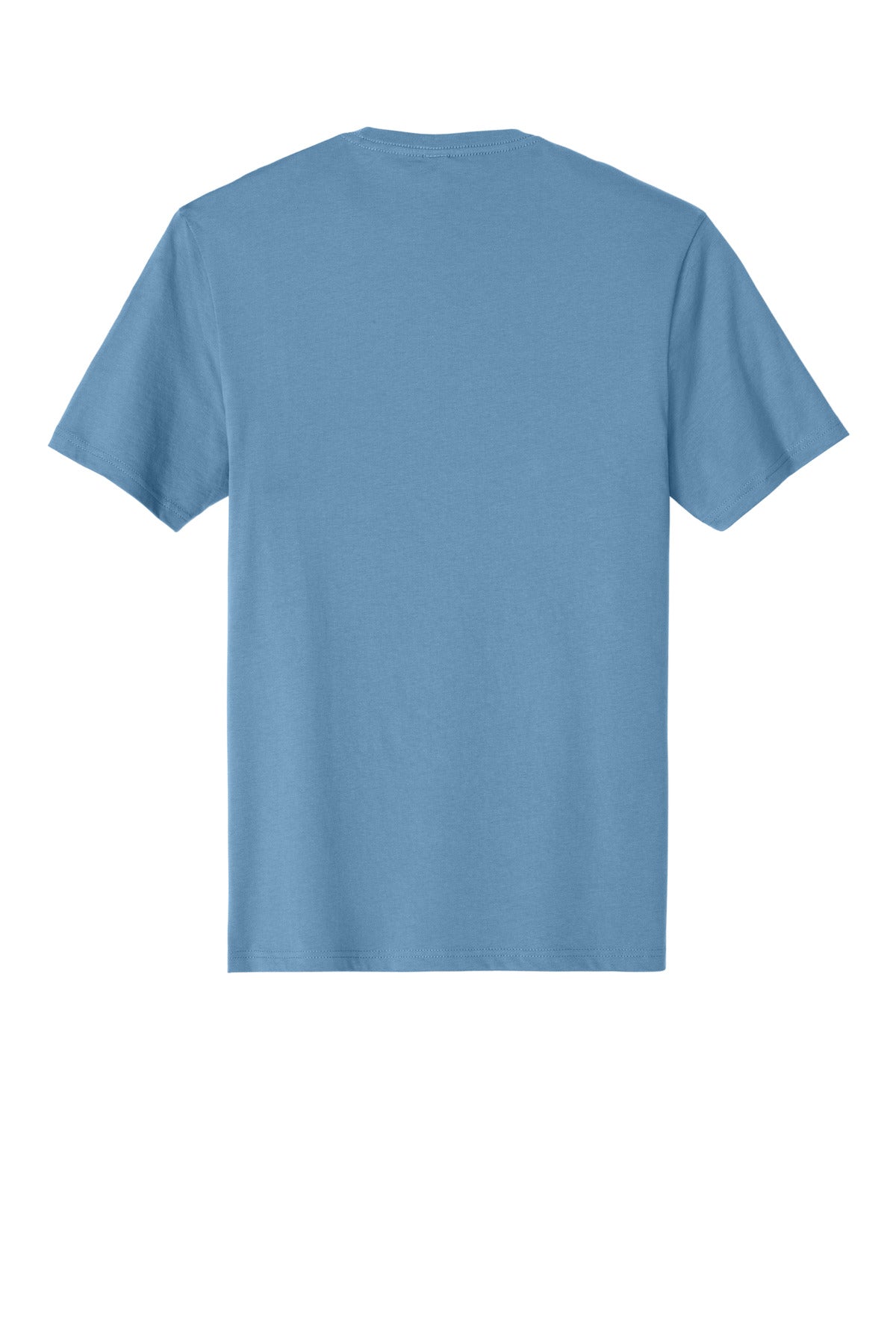 Rear View of TundraBlu District Perfect Weight Tee. DT104