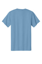 Rear View of TundraBlu Port & Co Essential Tee. PC61