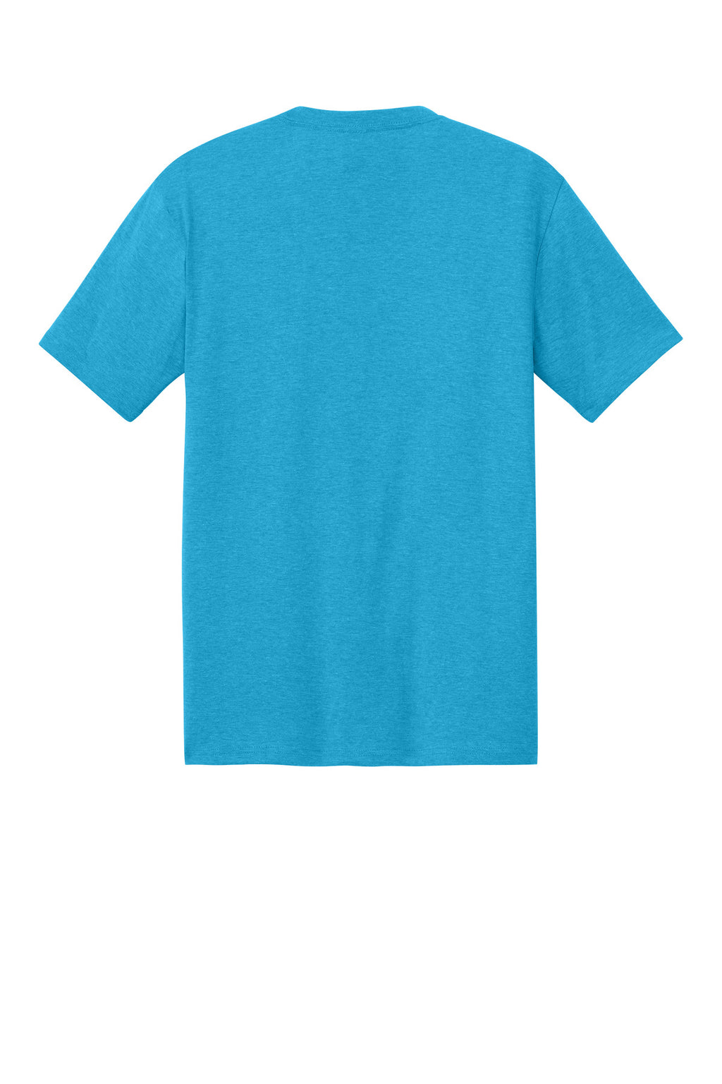Rear View of Turquoise Frst District Perfect Tri Tee. DM130