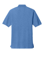 Rear View of Ultramrne Blue Port Authority Silk Touch Polo K500
