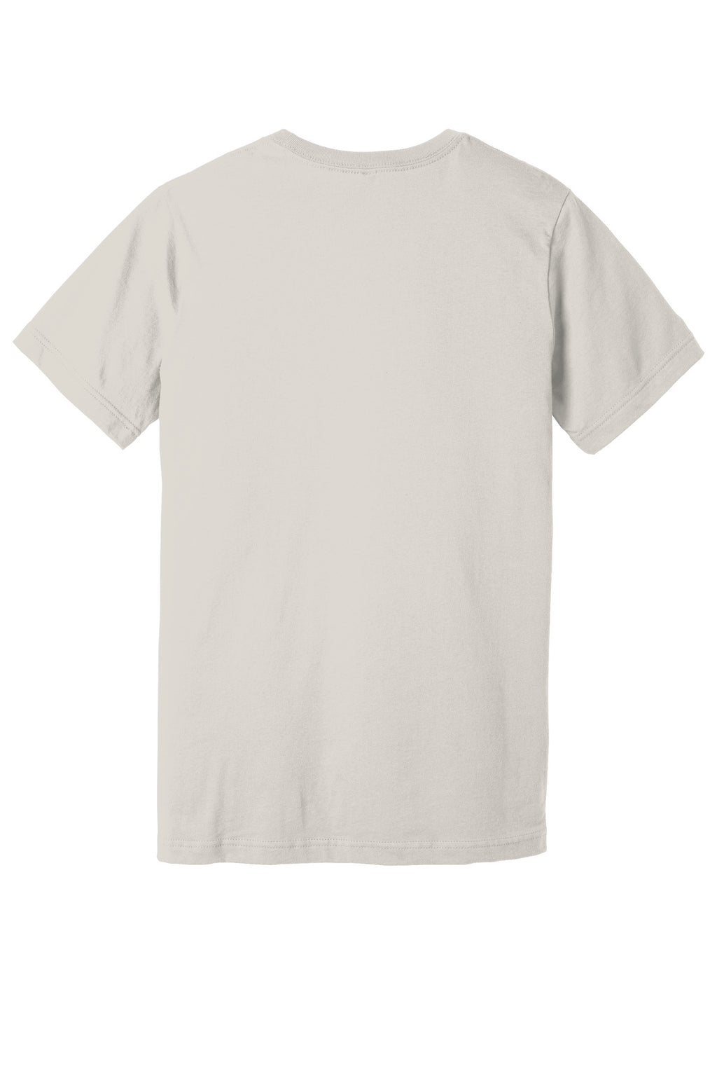 Rear View of Vintage White BELLA+CANVAS Unisex Jersey Short Sleeve Tee. BC3001