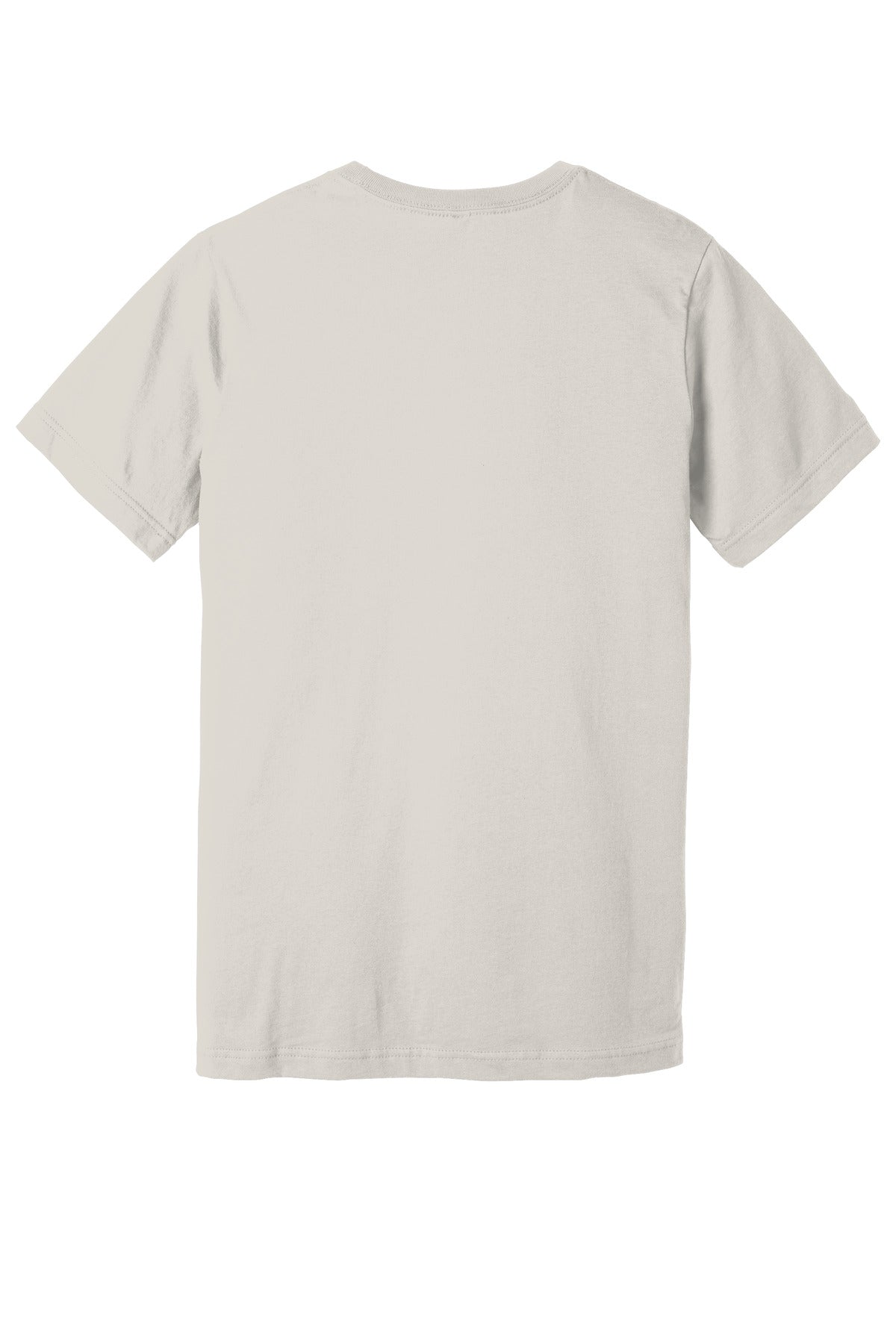 Rear View of Vintage White BELLA+CANVAS Unisex Jersey Short Sleeve Tee. BC3001