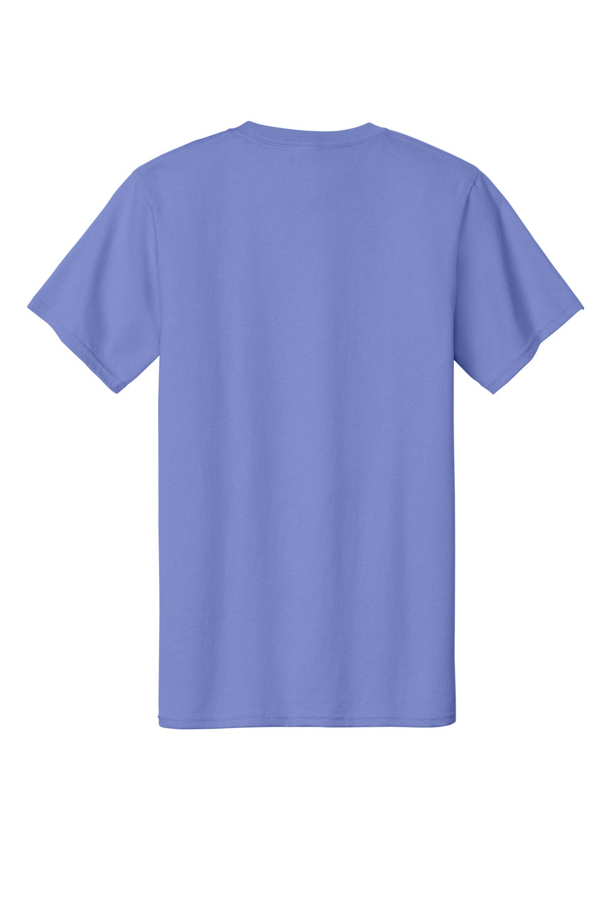 Rear View of Violet Port & Co Essential Tee. PC61