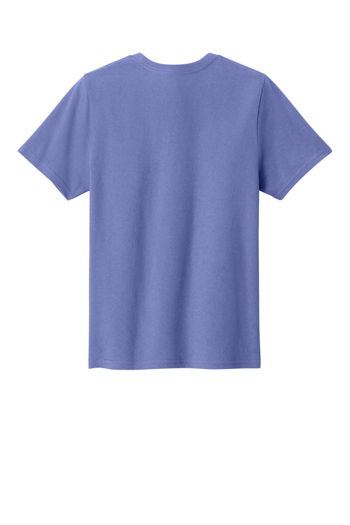 Rear View of Violet Port & Co Youth Easy Cotton Tee PC43Y