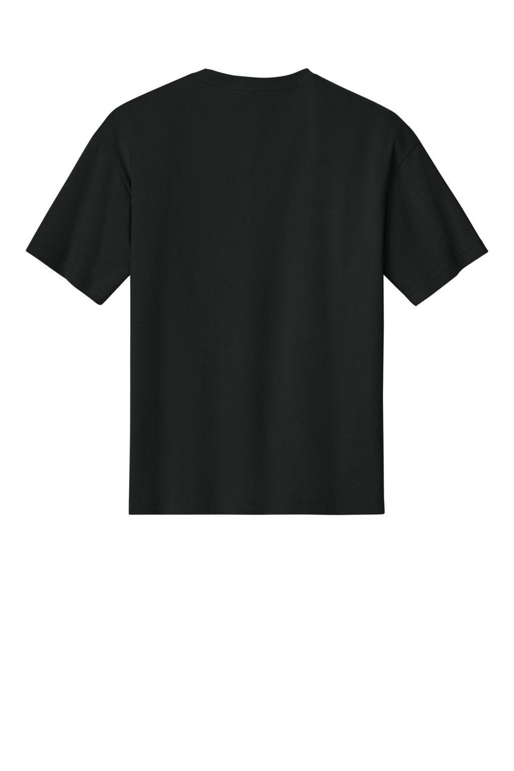 Rear View of VtgBlack BELLA+CANVAS Unisex 6-Ounce Heavyweight Tee BC3010