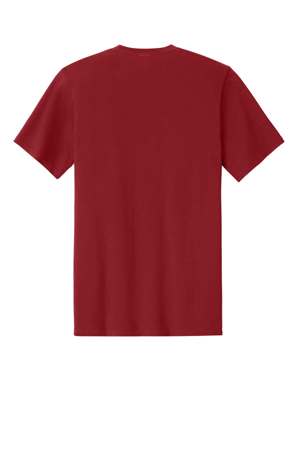 Rear View of VtgRed Port & Co Easy Cotton Tee PC43