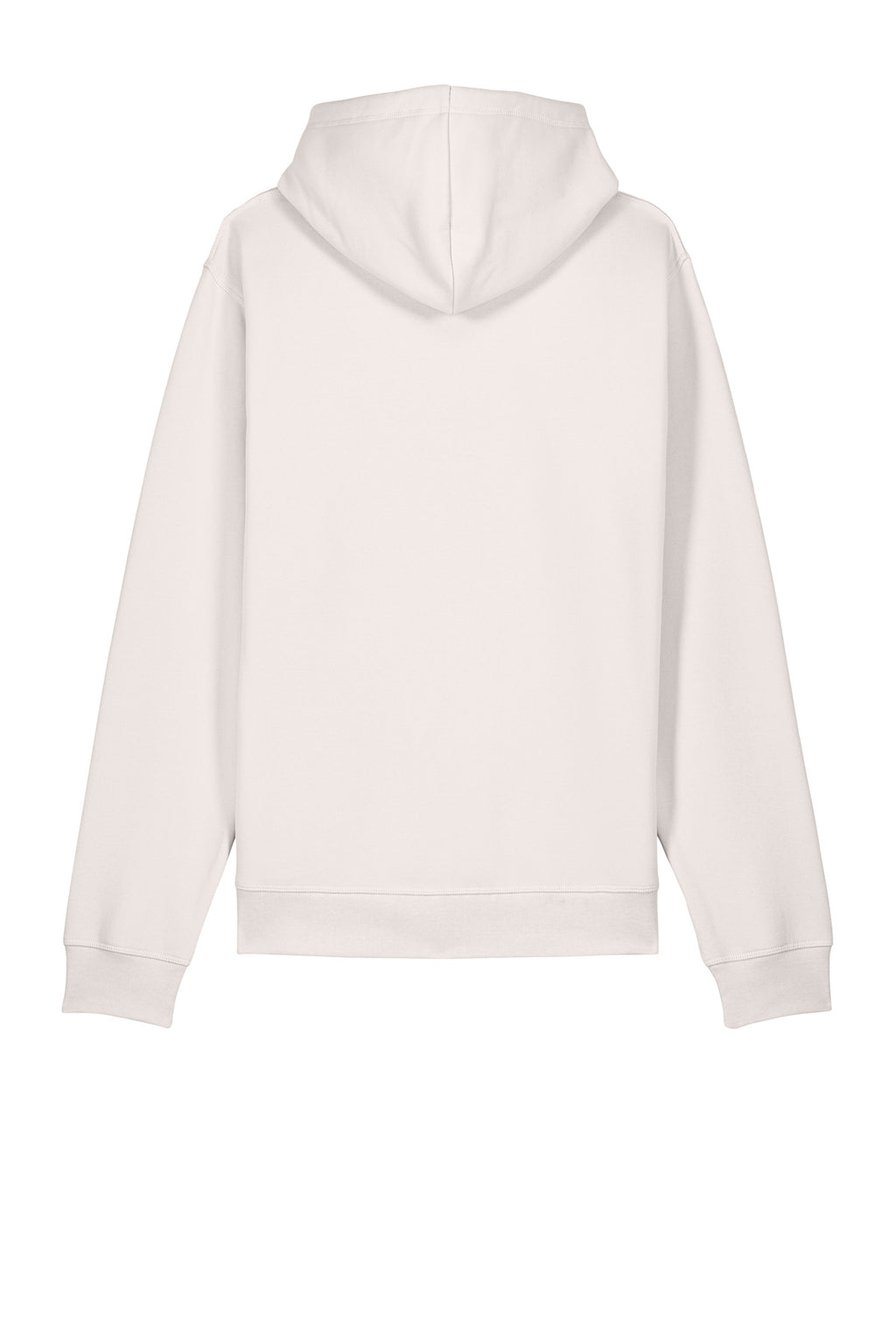 Rear View of VtgWhite Stanley/Stella Unisex Drummer 2.0 Hooded Sweatshirt SXU009