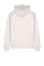 Rear View of VtgWhite Stanley/Stella Unisex Mixer Full-Zip Hooded Sweatshirt SXU011