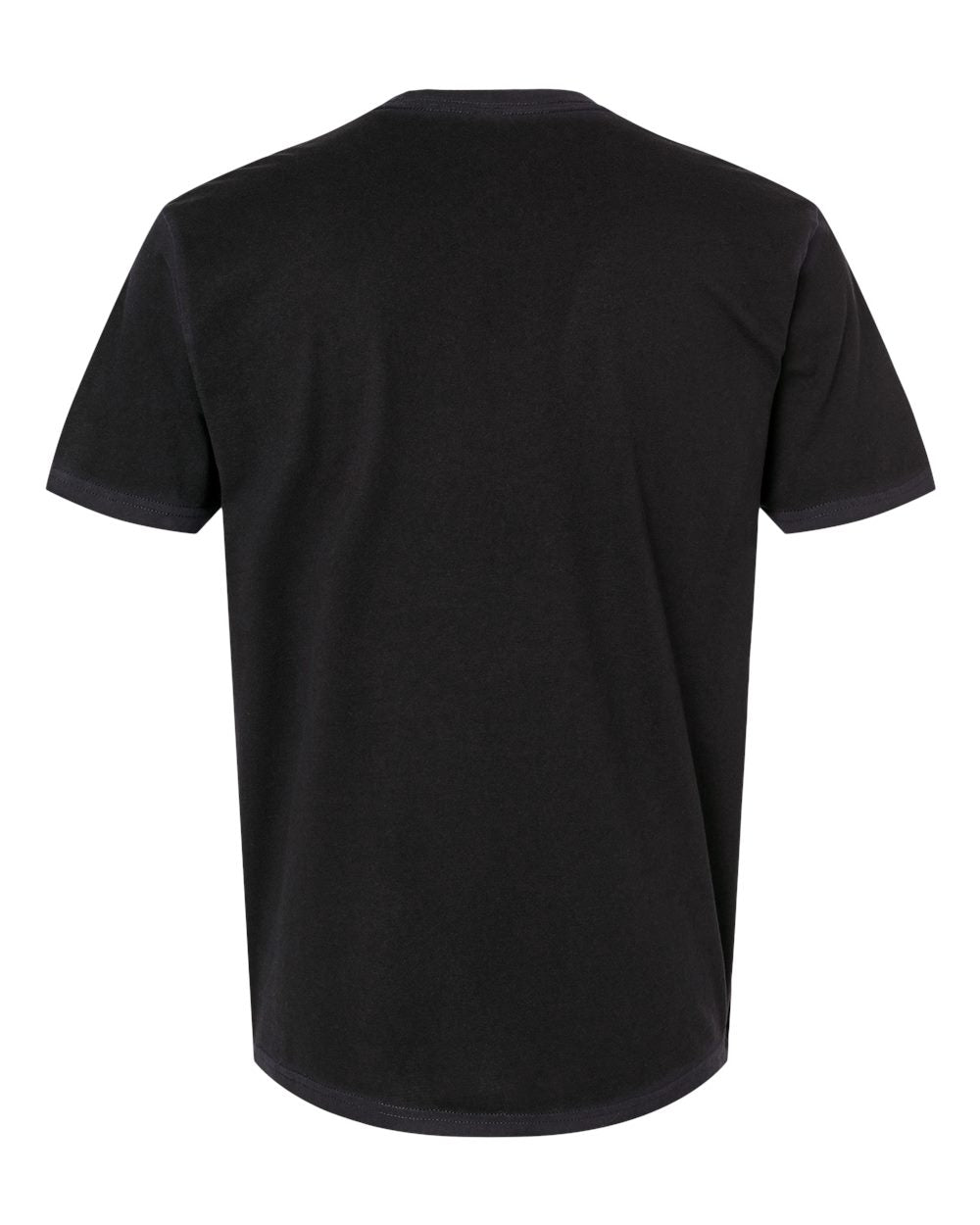 Rear View of Washed Black Soft Wash T-Shirt - 3600SW