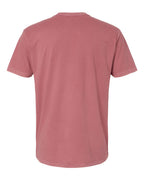 Rear View of Washed Mauve Soft Wash T-Shirt - 3600SW