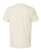 Rear View of Washed Natural Soft Wash T-Shirt - 3600SW