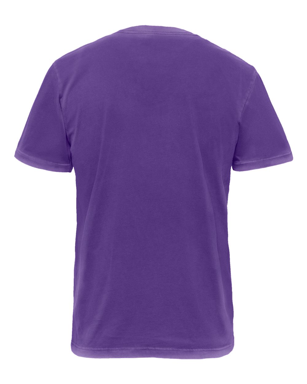 Rear View of Washed Purple Rush Soft Wash T-Shirt - 3600SW